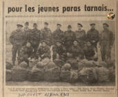 Photo de Presse transmise par Monsieur Rech de Laval.  Sur la Photo: Philippe Gouachon ancien cdt d'unit au 2eme REP et chef de corps du 5eme RE, 